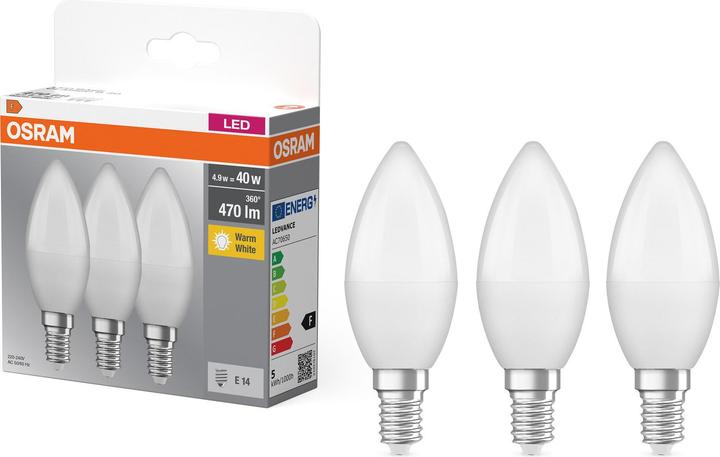 Produktbild Osram 4099854047091 (E14, 470 lm, 30x)