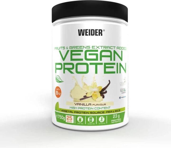 Immagine prodotto Weider Proteine vegane (Vaniglia, 1 x, 750 g)