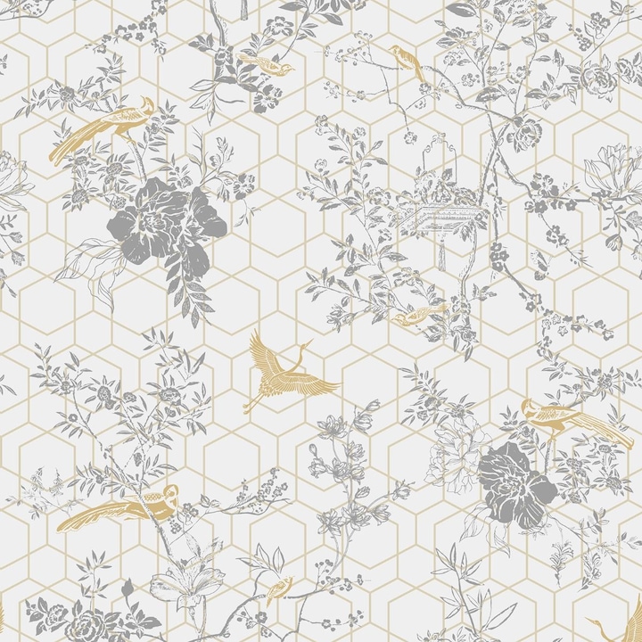 Produktbild Muriva Tapete Lipsy geometrisches Design (53 x 1000 cm)