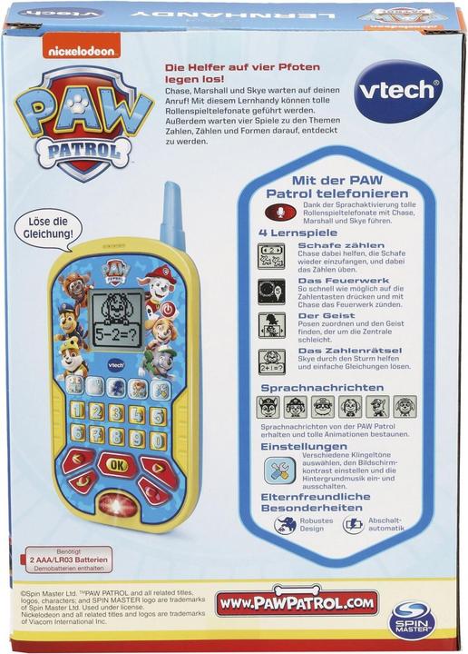 Produktbild VTech Paw Patrol Lernhandy (Deutsch)