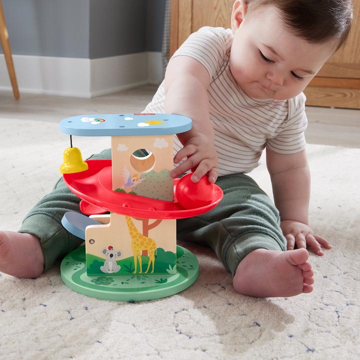 Image du produit Fisher-Price Circuit de billes du monde animal en bois