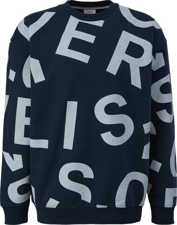 Image du produit s.Oliver Sweatshirt Sweatshirt mit Allover-Print (M)