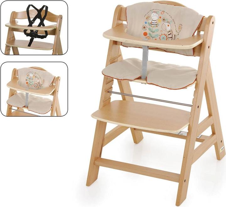 Hauck High chair Alpha, Little-World seat pad included (Highchair)