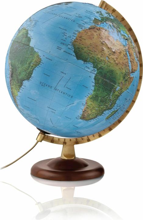 Räthgloben Atmosphère R4 or. Globe lumineux en relief (30 cm)