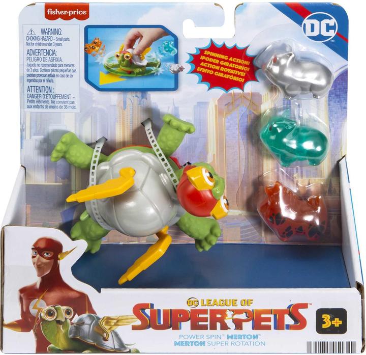 Actual product image Fisher-Price DC League of Super-Pets Krypto the Superdog/Ace the Hound/Merton the Turtle