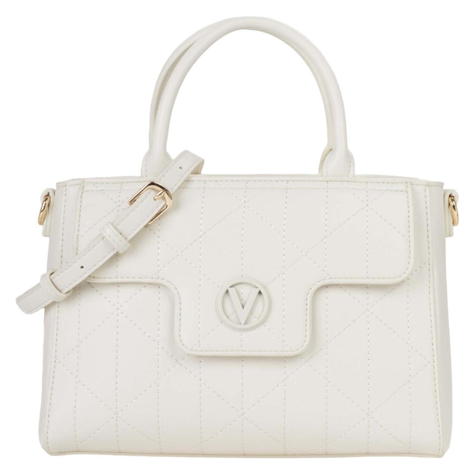 Valentino, Damen, Handtasche, Melia Shopping Bag, Weiss