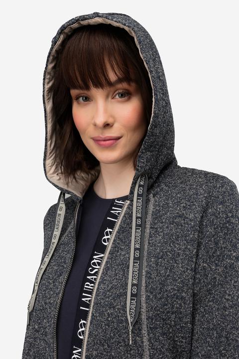 Produktbild Laurasøn Strickfleece-Jacke, Kapuze, Zipptaschen (S)