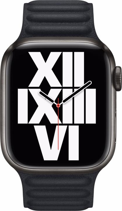 Actual product image Apple Leather Link (41 mm, Granada leather, Apple Watch Series 7, Apple Watch Series 8, Apple Watch Series 9)