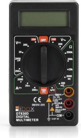 Immagine prodotto Libox Miernik uniwersalny DT830D LB0163 (CAT III 300V)