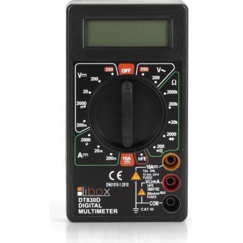 Libox, Multimetro, Miernik uniwersalny DT830D LB0163 (CAT III 300V)