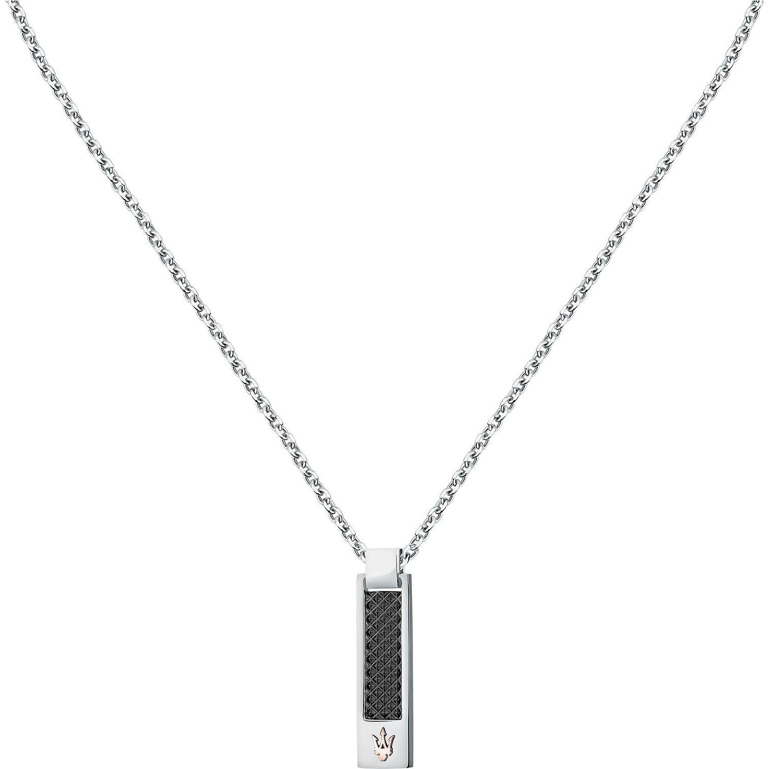Maserati, Halsschmuck, Kette, (Edelstahl, 45 cm)