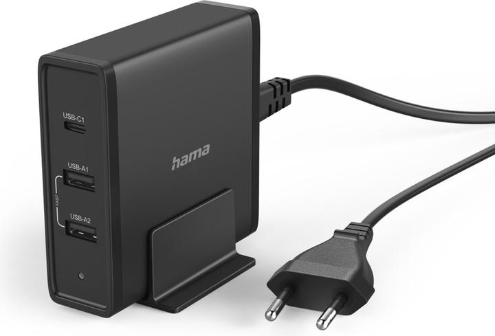 Produktbild Hama Universal-USB-C-Ladestation (65 W, 3 Ports)