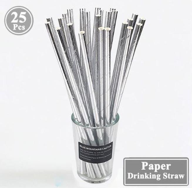 Actual product image MU Style Pure Series Paper Straws (25 pcs.) (25 x)