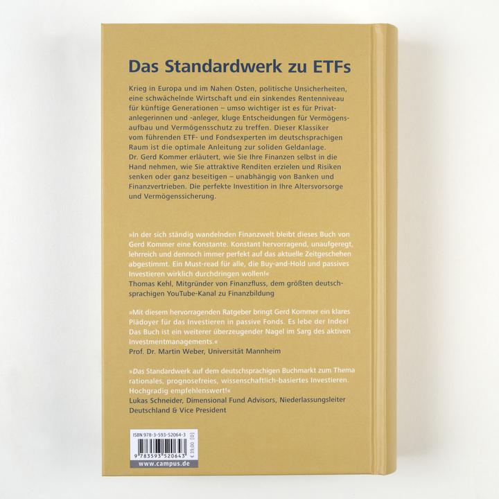 Produktbild Souverän investieren mit Indexfonds und ETFs (Deutsch, Gerd Kommer, 2025)