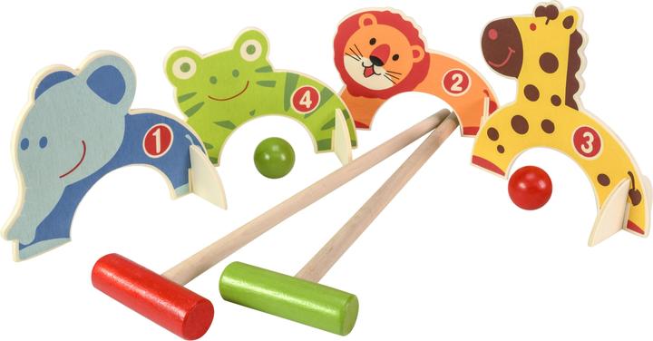 Image du produit Tactic Set de croquet animalier en bois
