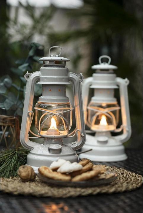 Actual product image Feuerhand Storm Lantern 276 Nordic Grey