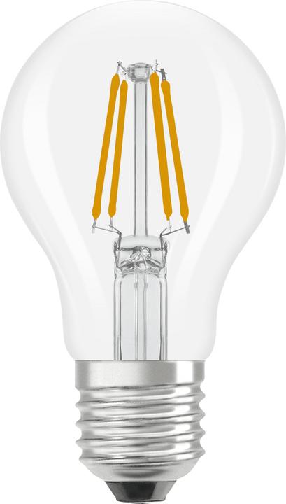 Image du produit Osram LED Leuchtmittel LED Retrofit CLASSIC A 3.4W 840 Clear E27 Neutralweiss 4099854466380 (E27, 470 lm, 6x)