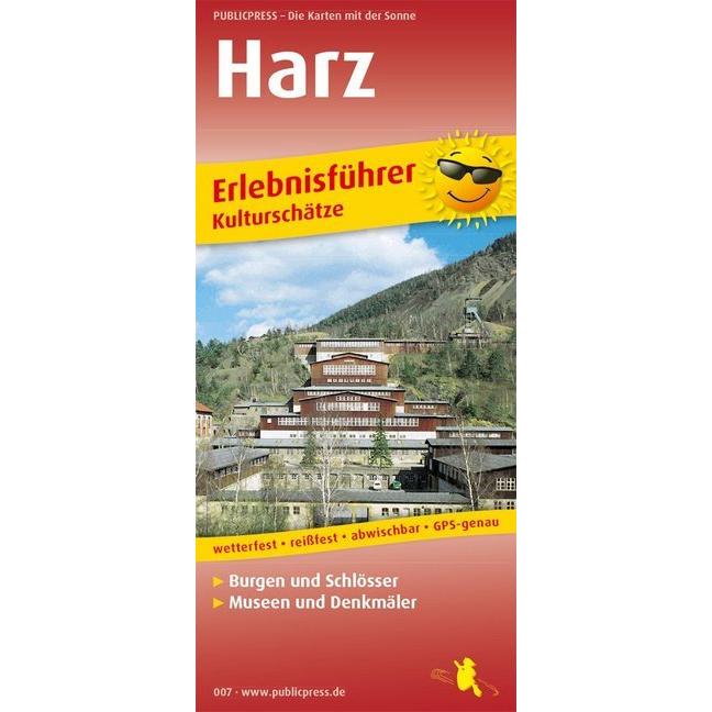 Harz - Kulturschätze, Landkarte