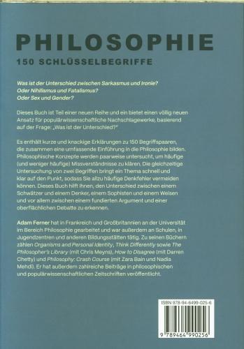 Produktbild Librero Philosophie - 150 Schlsselbegriffe (Deutsch, Adam Ferner, 2025)