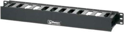 Panduit PatchLink Cable Manager orizzontale - Gestione dei cavi - Nero - 1U - 48,3 cm (1