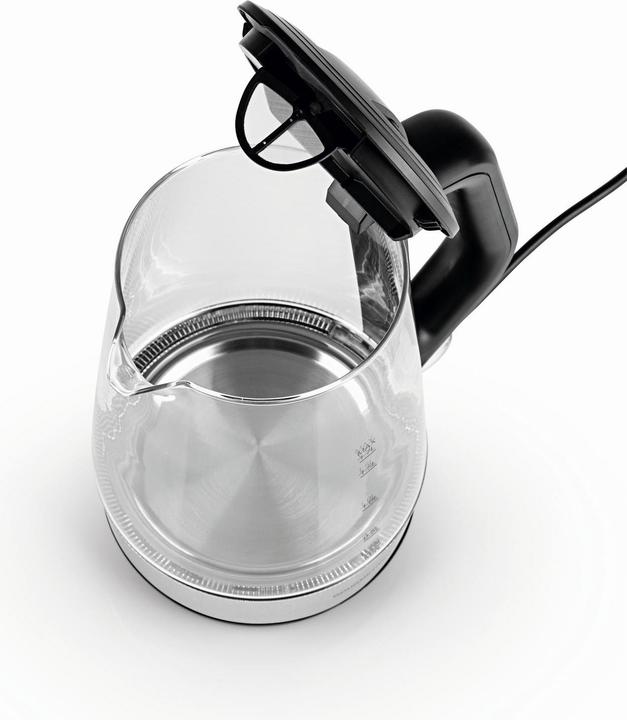 Immagine prodotto Gourmetmaxx Bollitore da 1,7 l, nero/trasparente (1.70 l)