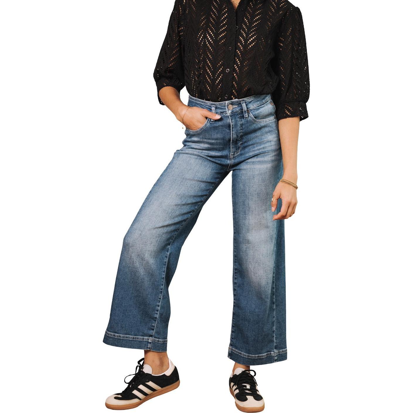 Freeman T. Porter, Damen, Jeans, Adele, Grün, (S)