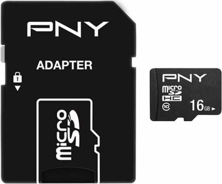 Produktbild PNY Performance Plus inkl. Adapter (16 GB, microSDHC, U1, UHS-I)