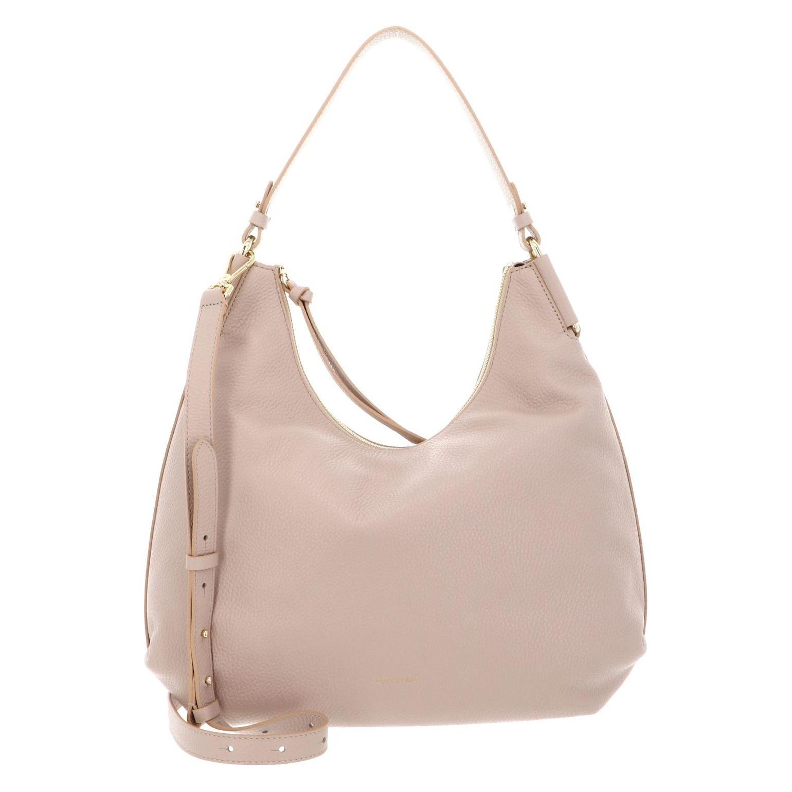 Coccinelle, Damen, Handtasche, Rebekka Handbag Grained Leather, Beige
