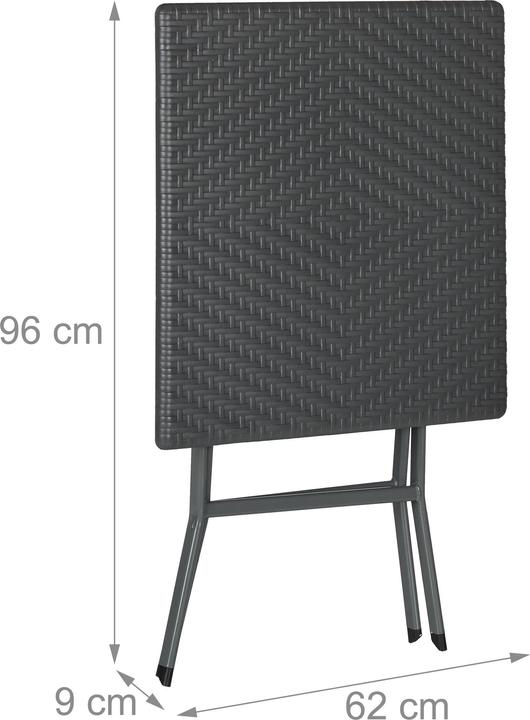 Produktbild Relaxdays Gartentisch