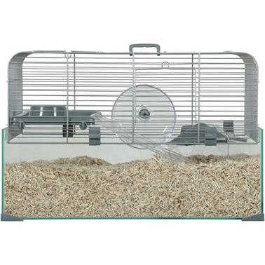 Cage pour petit rongeur - 50 à 80 cm - Zolux Panas couleur gris