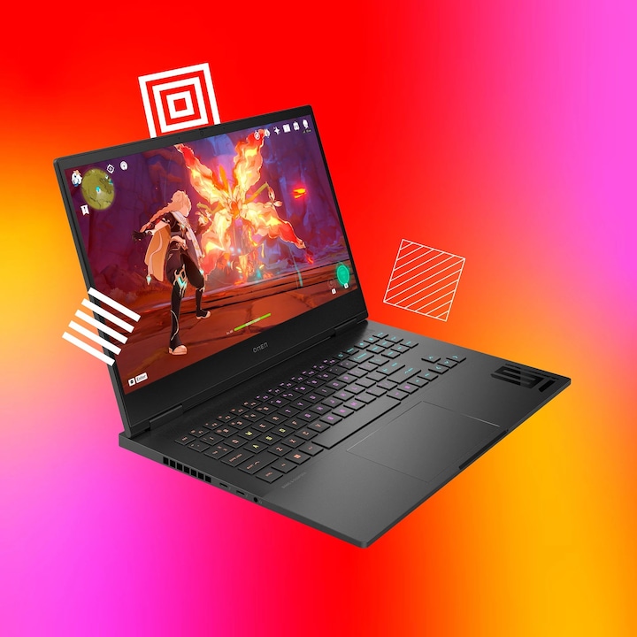 Actual product image HP Omen 16-wf1075ng (16.10", Intel Core i7-14700HX, 16 GB, 512 GB, DE)