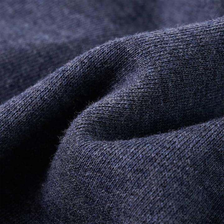 Image du produit VidaXL Sweat à capuche zippé pour enfant Bleu foncé (128)
