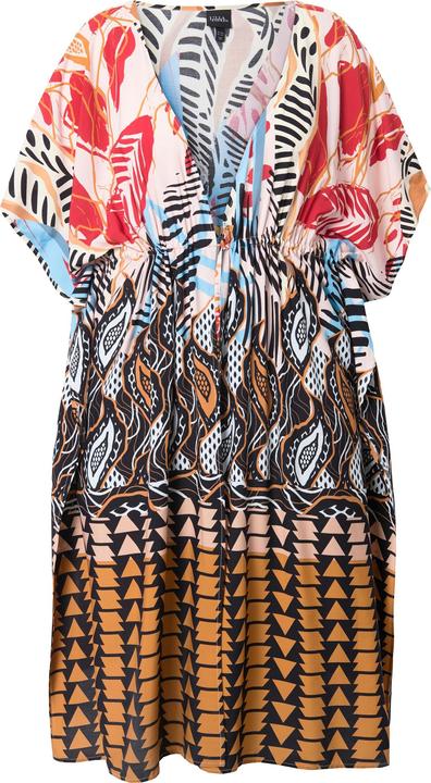 Produktbild Ulla Popken Kaftan, Safari, V-Ausschnitt, Halbarm (58, 60, 62)