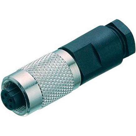 Schubiger Serie 712 5 pole M9 female connector, Elektronikkabel + Stecker