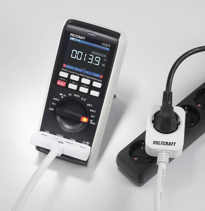 Actual product image Voltcraft VC871 Hand-held multimeter digital CAT III 1000 V, CAT IV 600 V display ( (CAT IV 600V, CAT III 1000V)