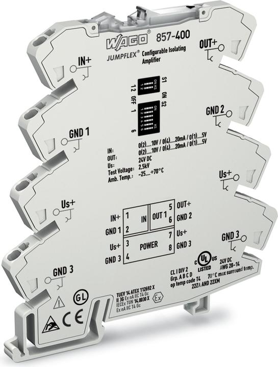 Actual product image Wago Conversion/isolation amp with zero span