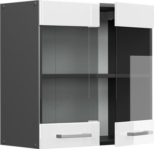 Charcoal, White High Gloss