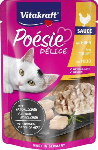 Actual product image Vitakraft Poésie Déli sauce with chicken fillet (Adult, 85 g)
