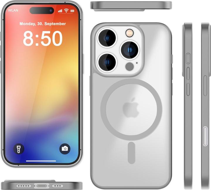 Produktbild Nalia Matte Hybrid Hülle mit MagSafe Funktion (Apple iPhone 16 Pro Max)