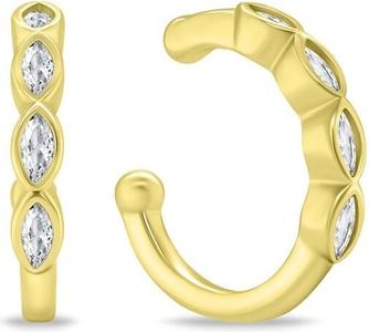 Produktbild Brilio Silver - Elegant gold-plated earrings with zircons EA782Y