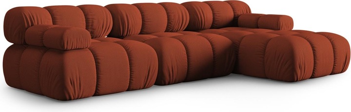 Image du produit Micadoni Canapé D'Angle Droit Modulaire, "Bellis", 4 Places, 282x155x70Fabriqué en Europe (Canapé d'angle)