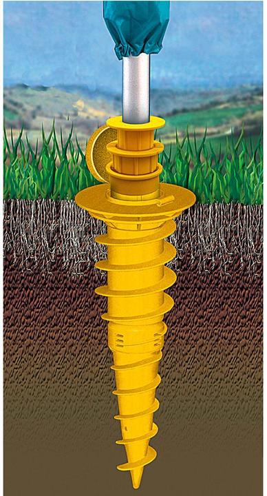 Juwel Floor screw anchor Duo for pipes ø55, 50, 40, 32mm 22cm