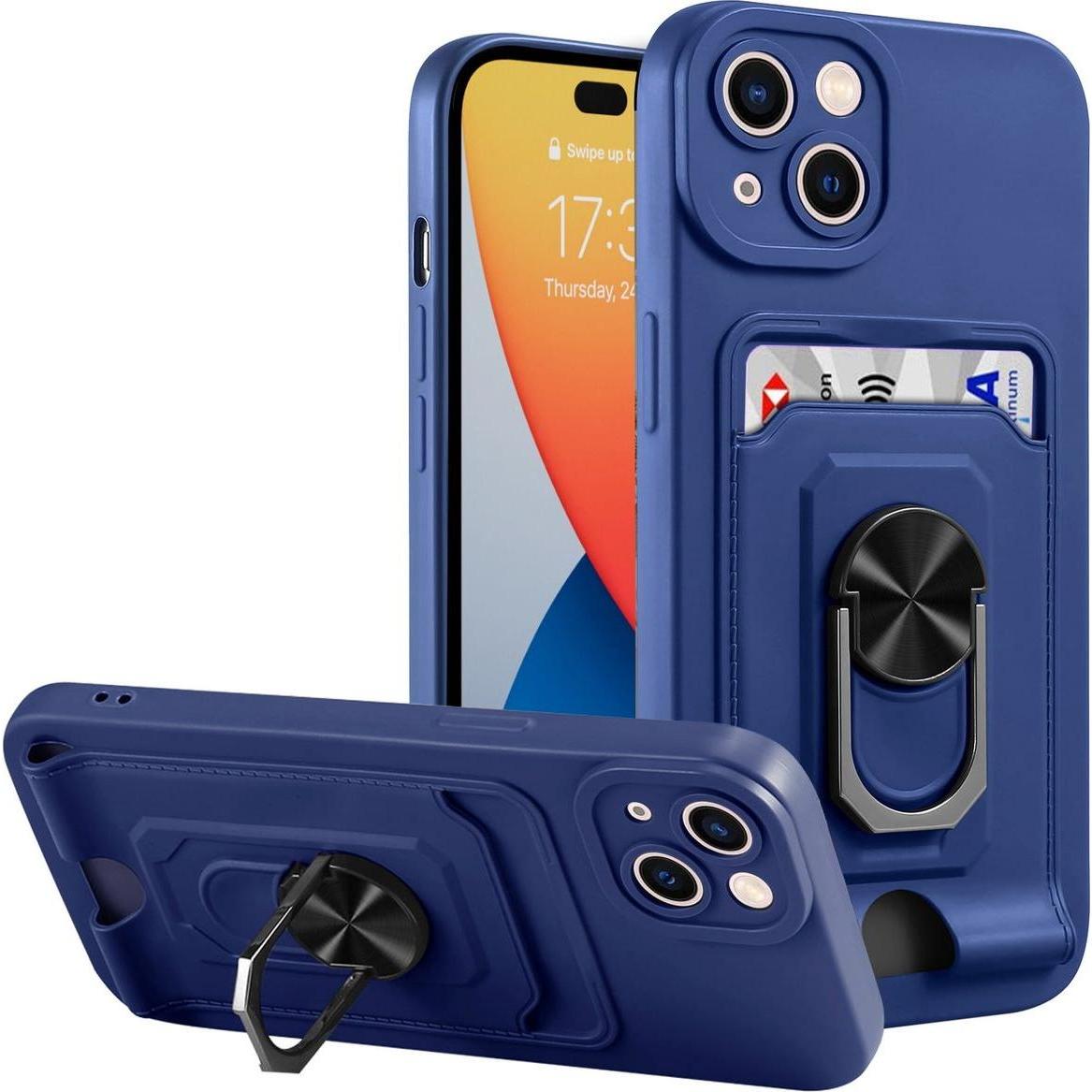 König Design Hülle Handy Schutz für Apple iPhone 14 Serie Case Cover Tasche Etuis Kartenfach (Apple iPhone 14 Pro), Smar...