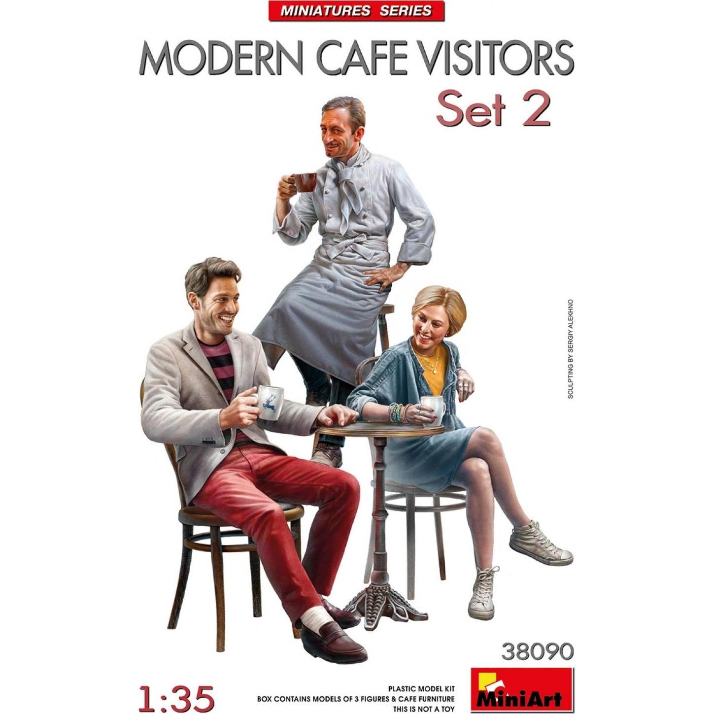 Other 1:35 Kellner und Café Besucher - Set 2