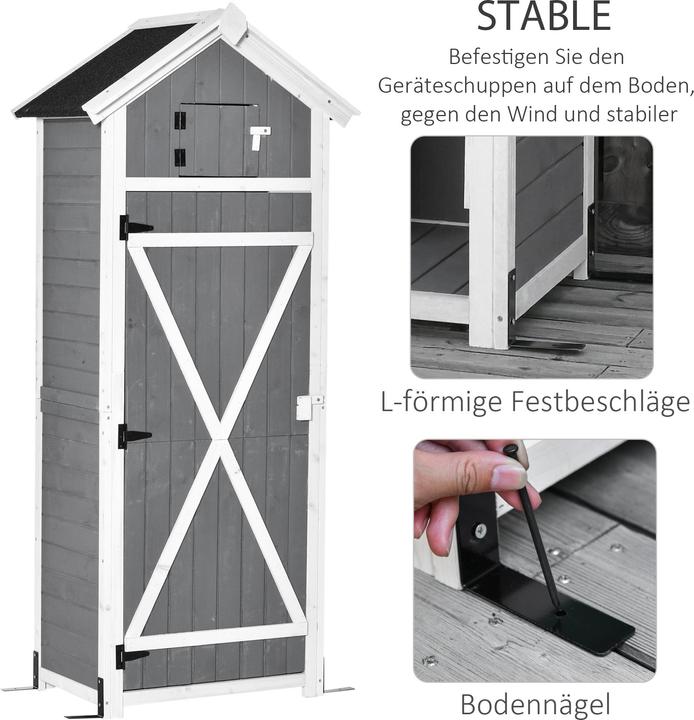 Immagine prodotto Outsunny Capanno degli attrezzi