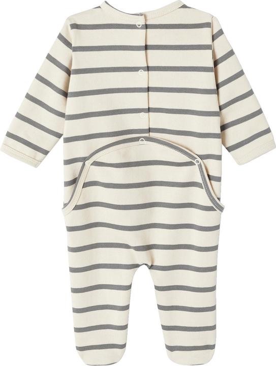 Image du produit Vertbaudet Jungen Baby Strampler mit Streifen und Autos Oeko-Tex (56)