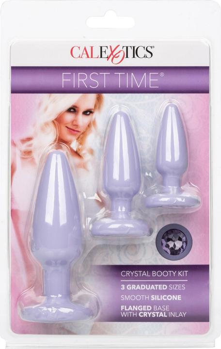 Produktbild CalExotics First Time® Crystal Booty Kit - Purple