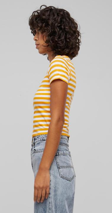 Produktbild Urban Classics Ladies Short Striped Tee - 142651 (3XL)