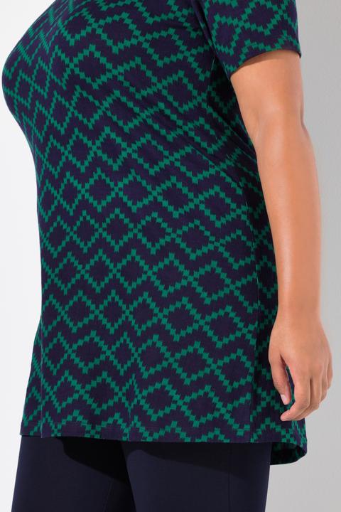 Actual product image Ulla Popken Strappy Short Sleeve Knit Tunic (56)