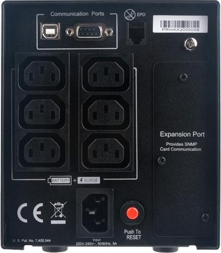 Produktbild Cyberpower PR1500ELCD Line-Interactive 1500VA/1350W Sinsuwelle AVR LCD Ausgang(8) IEC RS232 USB HID EPO SNM... (1500 VA, 1350 W, Line-Interaktiv USV)